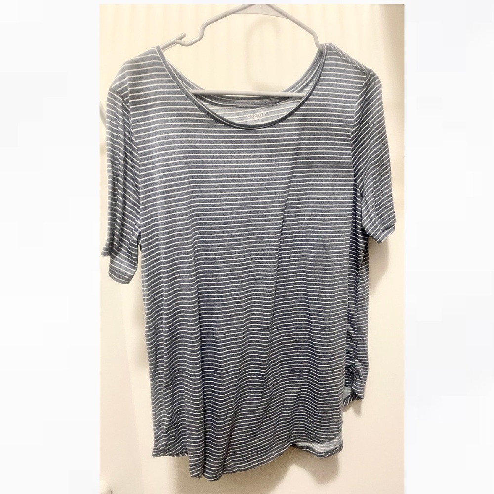 Old Navy Blue Striped Tee